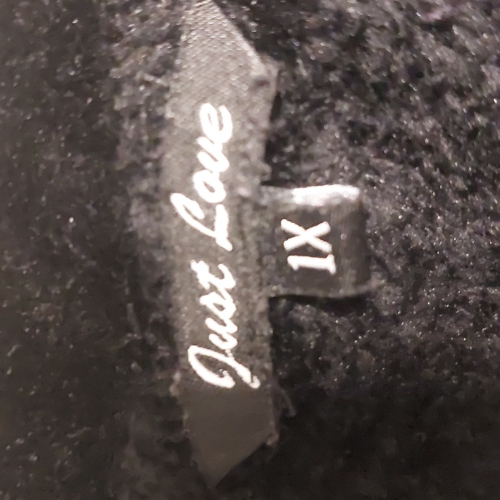 Just Love Black Zip-up Robe - Picture 6 of 6